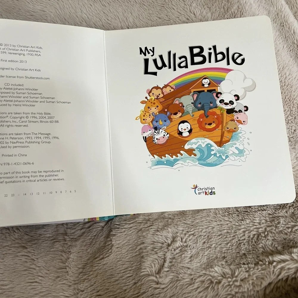 My LullaBible Bible Alette-Johanni Winckler Padded Board Bonus CD 2013 First Ed